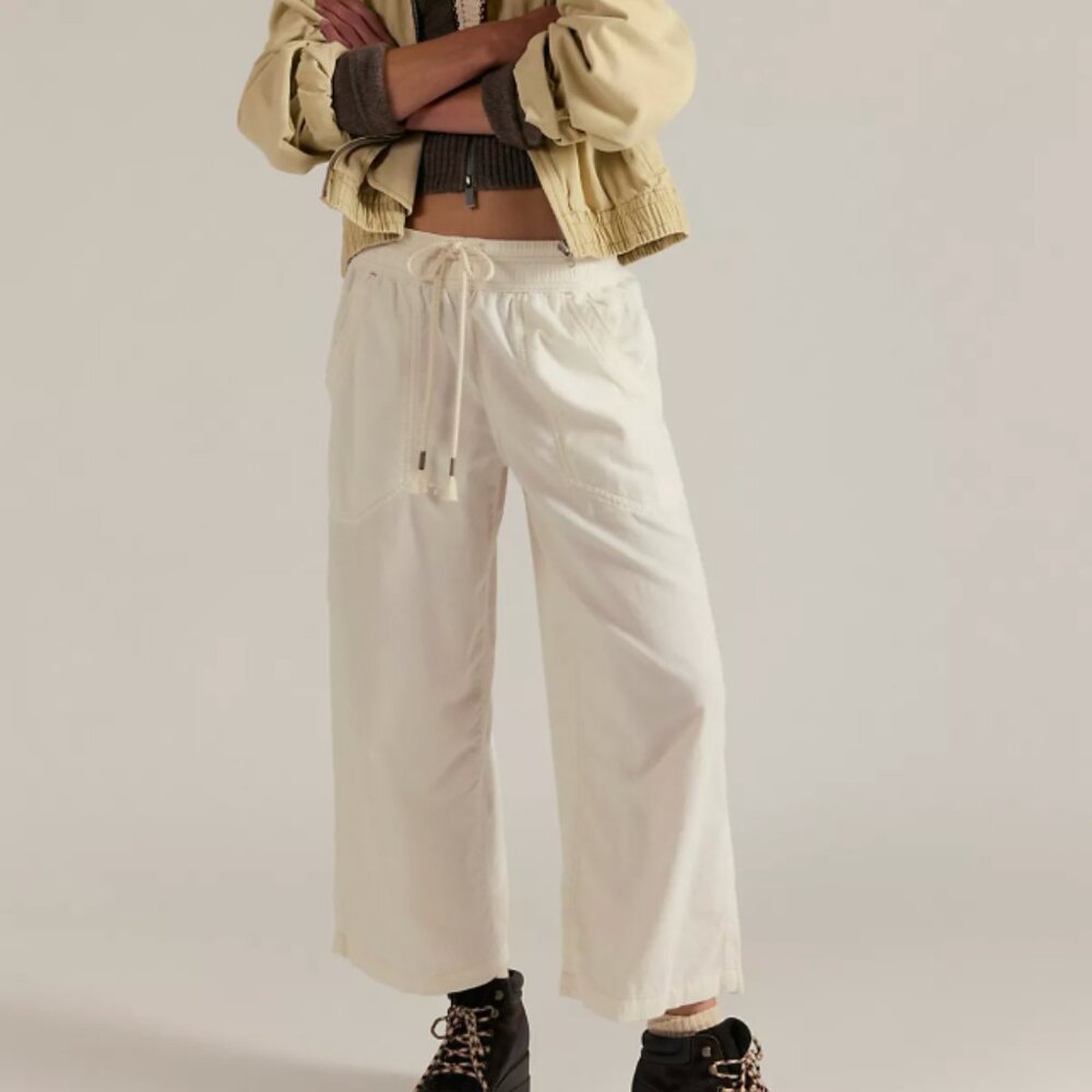 We The Free White Pull On Jeans - Free People (Small)